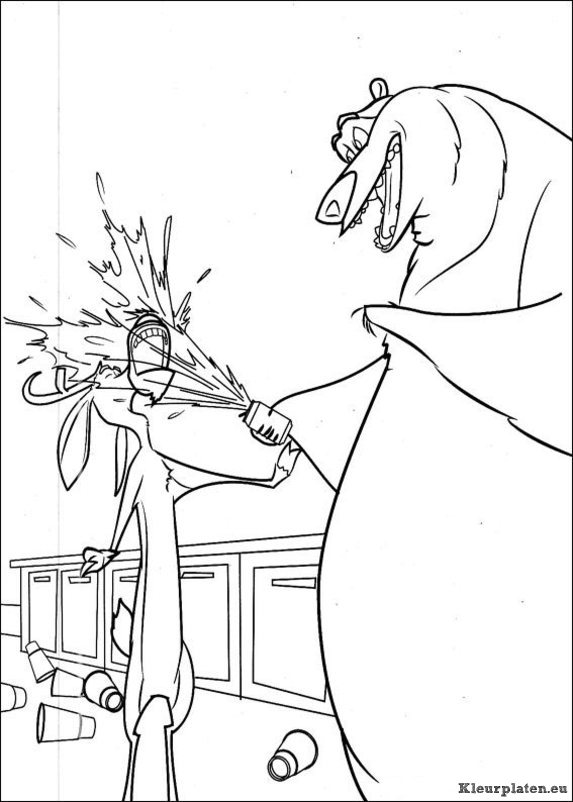 Baas In Eigen Bos Of Open Season Kleurplaten Kleurplaten eu