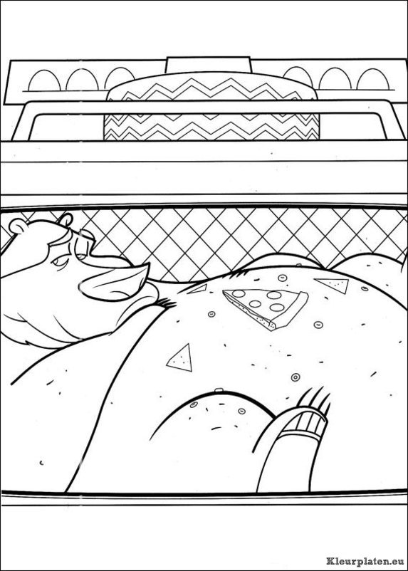 Baas In Eigen Bos Of Open Season Kleurplaten Kleurplaten eu