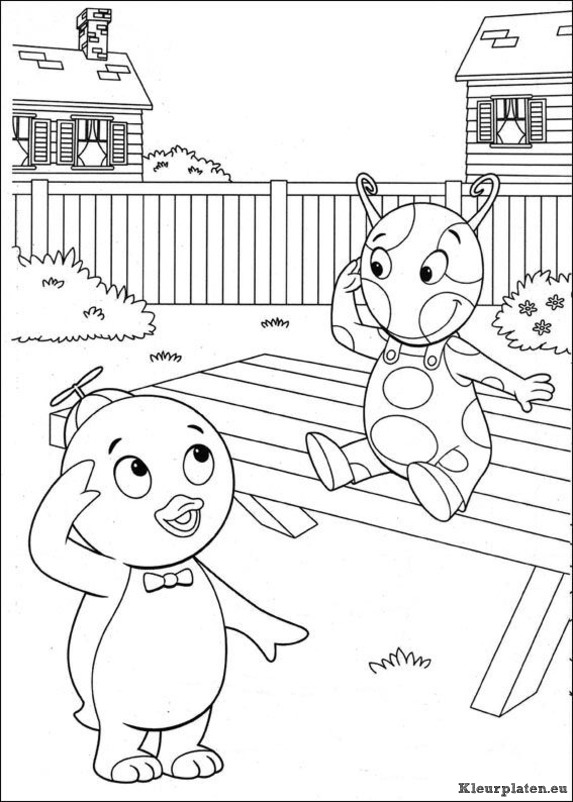 Backyardigans kleurplaten