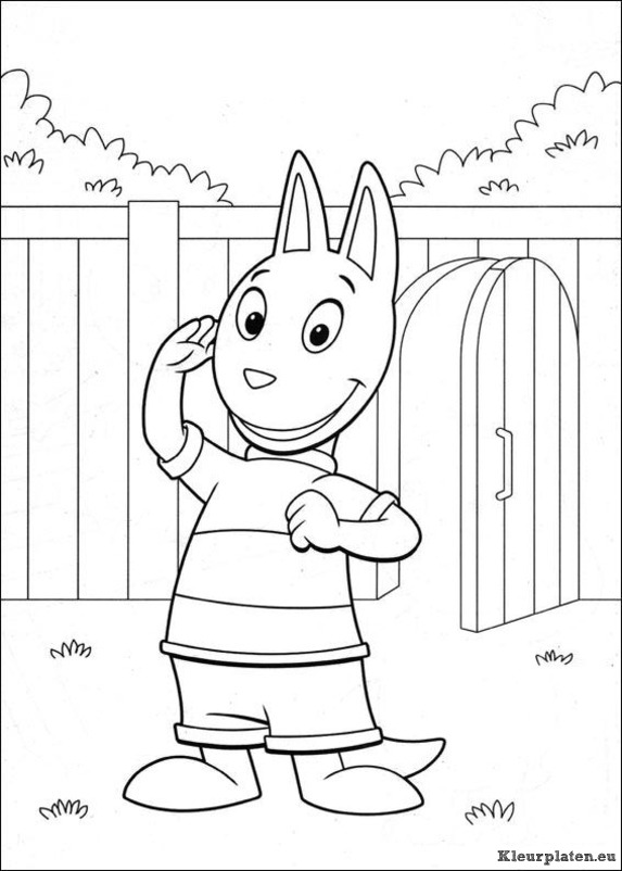 Backyardigans kleurplaat