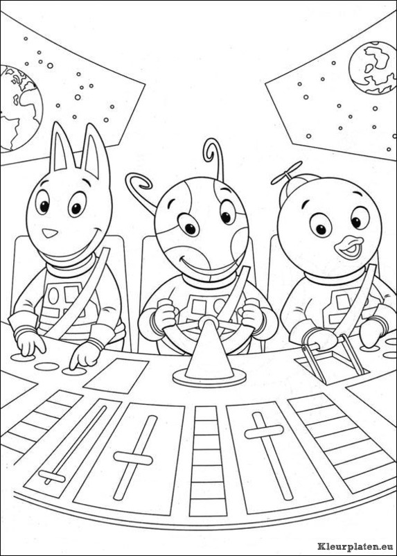 Backyardigans kleurplaten