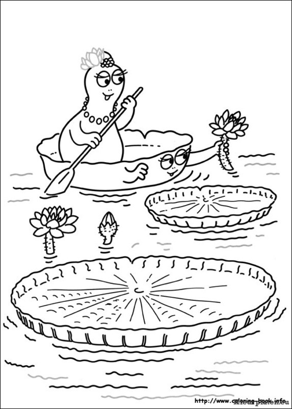 Barbapapa kleurplaten