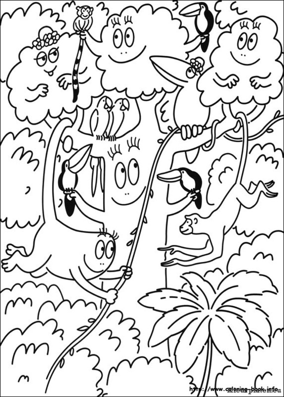 Barbapapa kleurplaten
