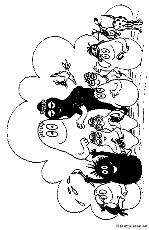 Barbapapa kleurplaten