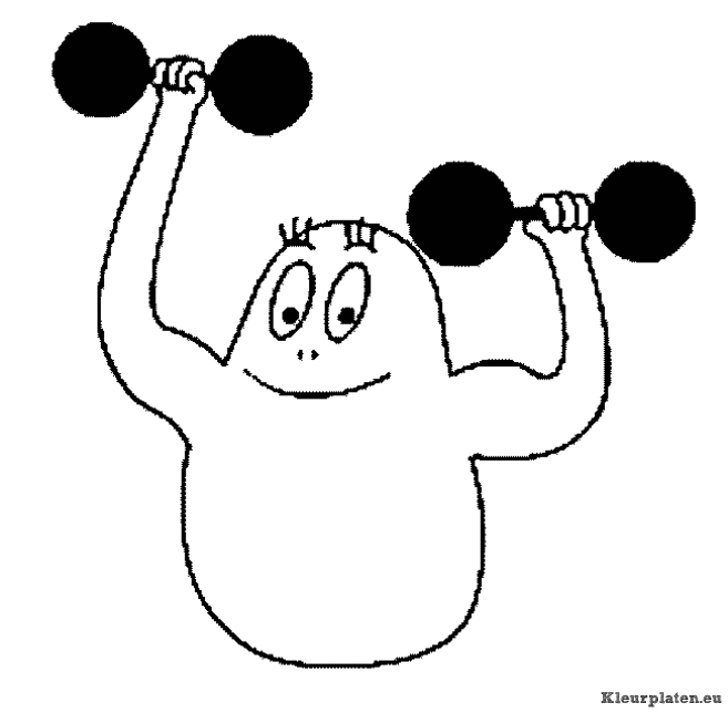 Barbapapa kleurplaten