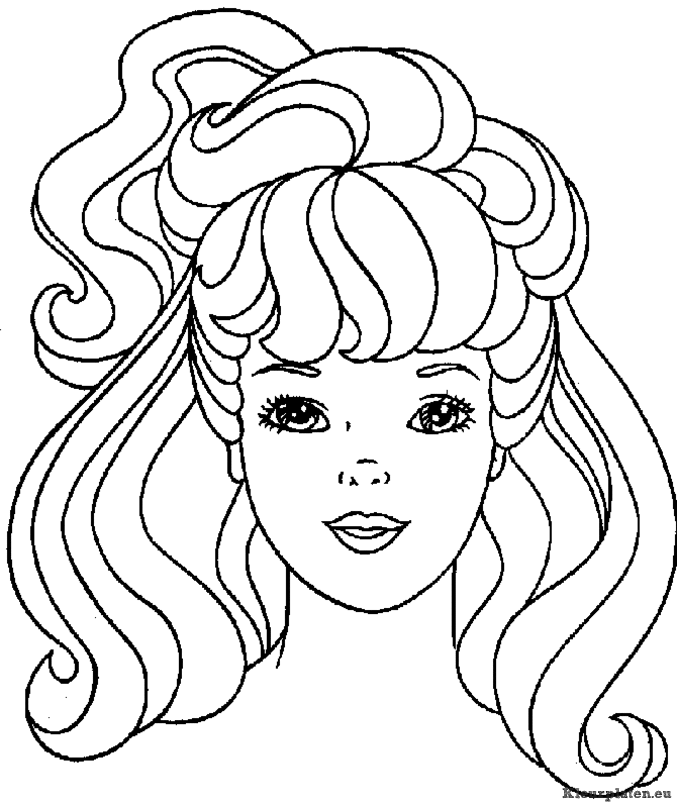 Barbie kleurplaten