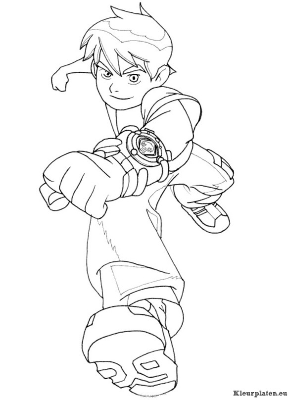 Ben 10 kleurplaten