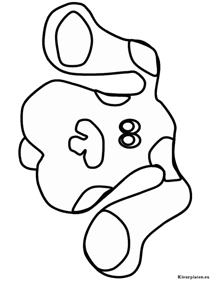 Blues clues kleurplaten