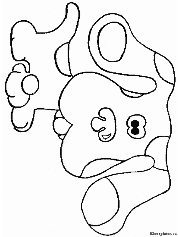 Blues clues kleurplaten