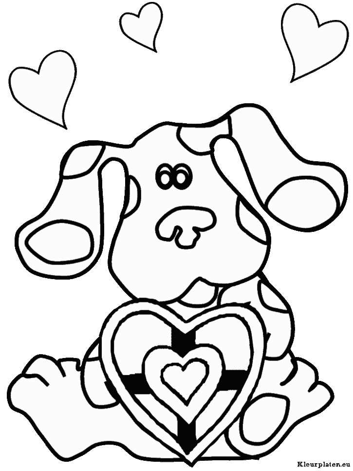 Blues clues kleurplaten