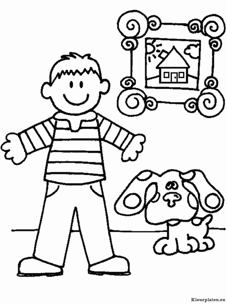 Blues clues kleurplaten