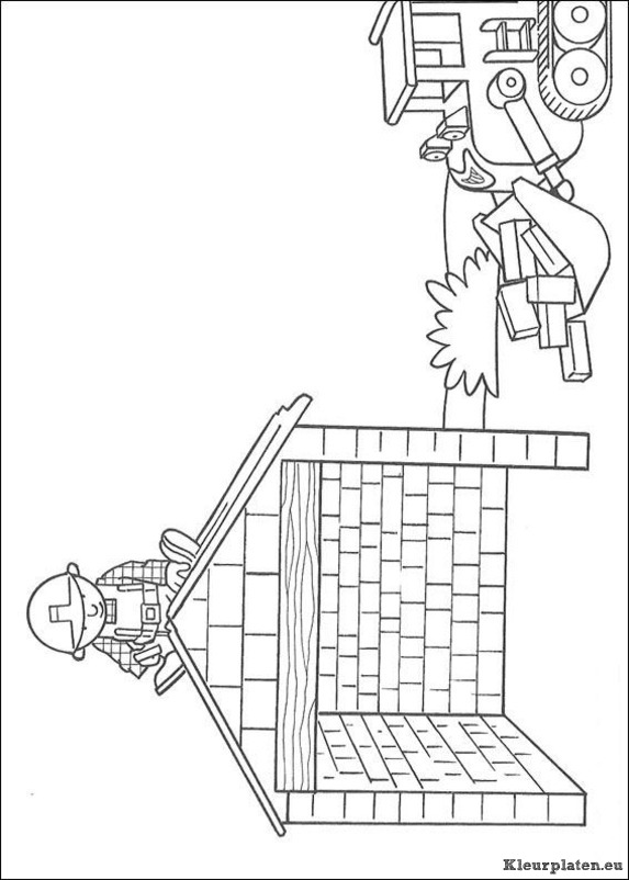 Bob de bouwer kleurplaten