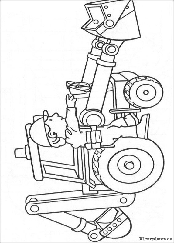 Bob de bouwer kleurplaten