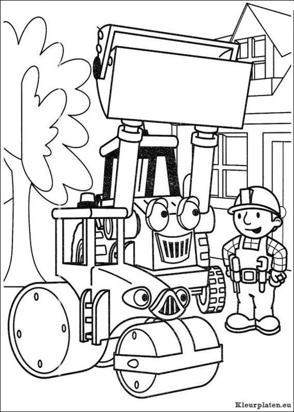 Bob de bouwer kleurplaten