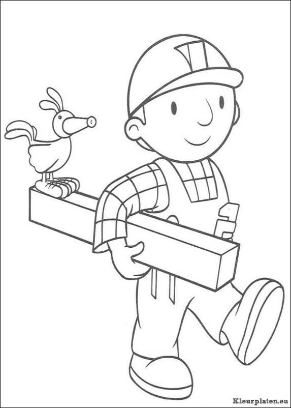 Bob de bouwer kleurplaten
