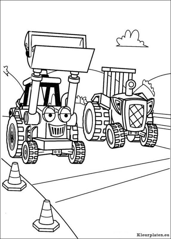 Bob de bouwer kleurplaten