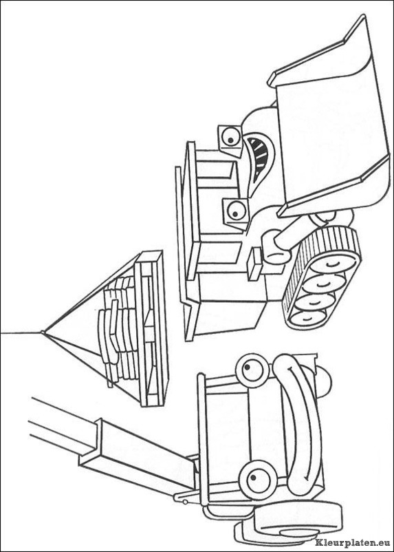Bob de bouwer kleurplaat