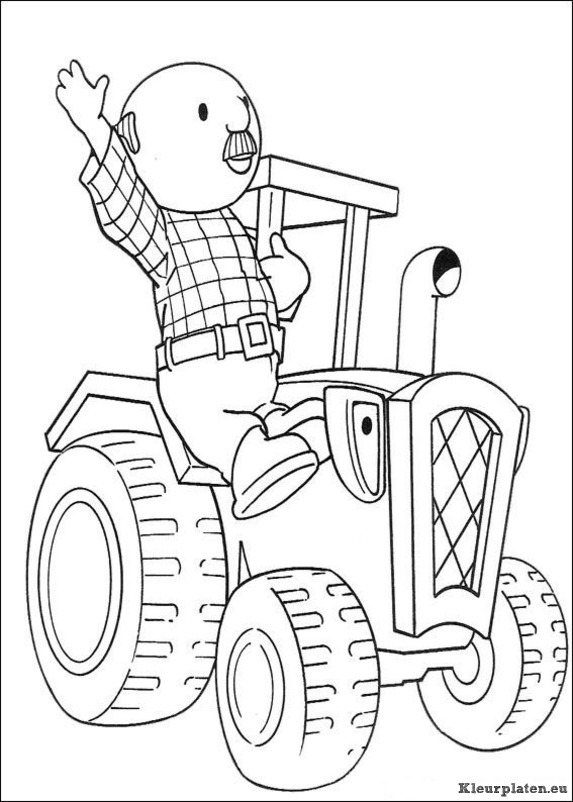 Bob de bouwer kleurplaten