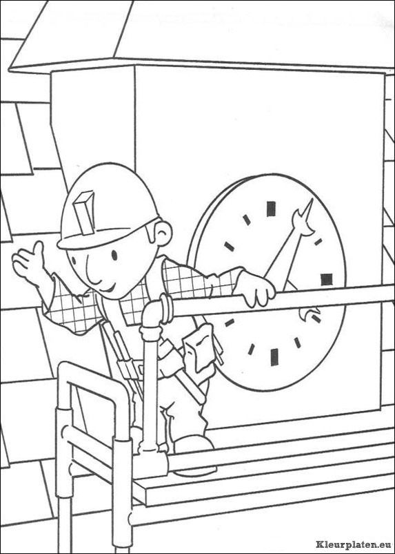 Bob de bouwer kleurplaten