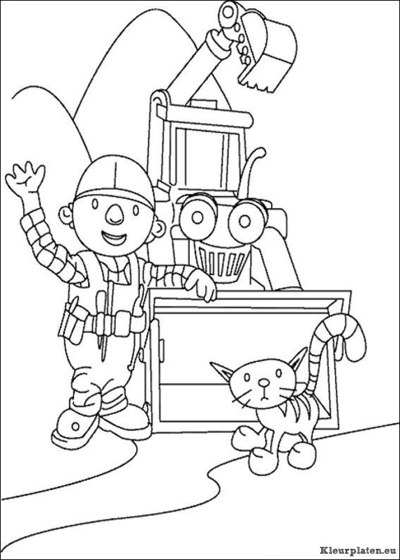 Bob de bouwer kleurplaten