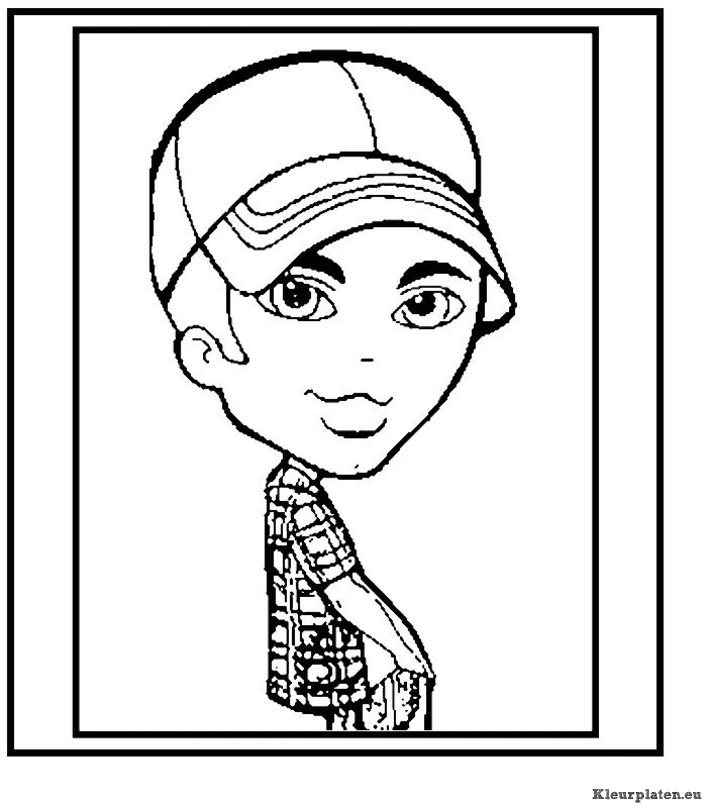Bratz boyz kleurplaten