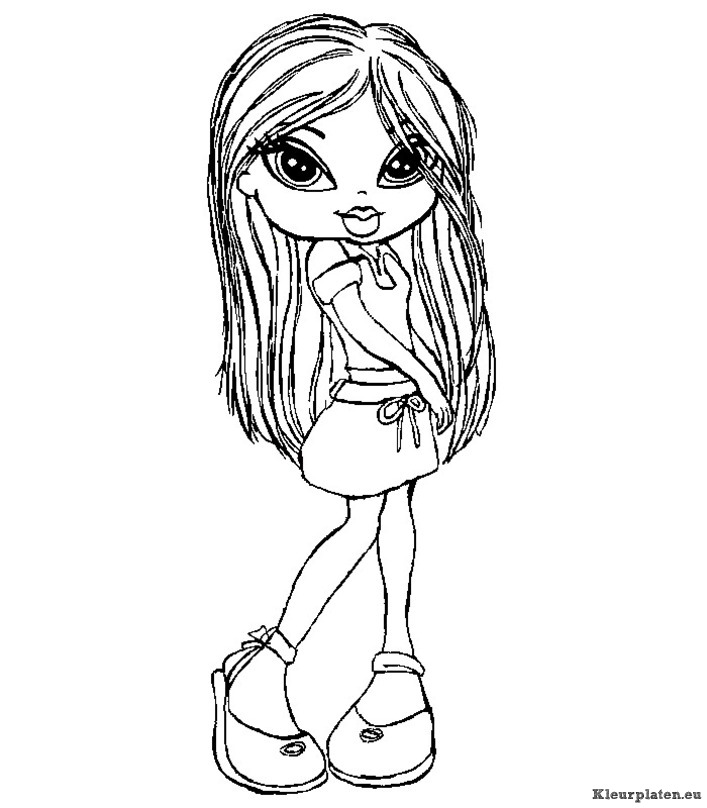 Bratz kidz kleurplaten