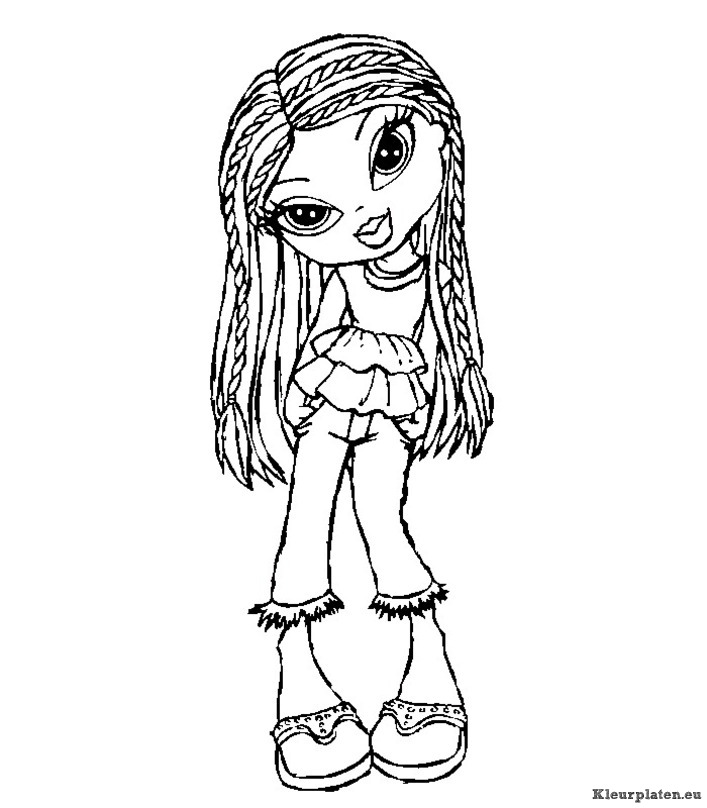 Bratz kidz kleurplaten