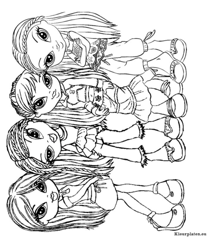 Bratz kidz kleurplaten