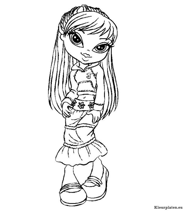 Bratz kidz kleurplaten