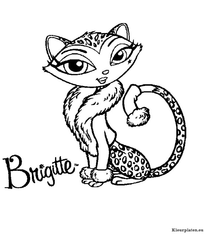 Bratz petz kleurplaten