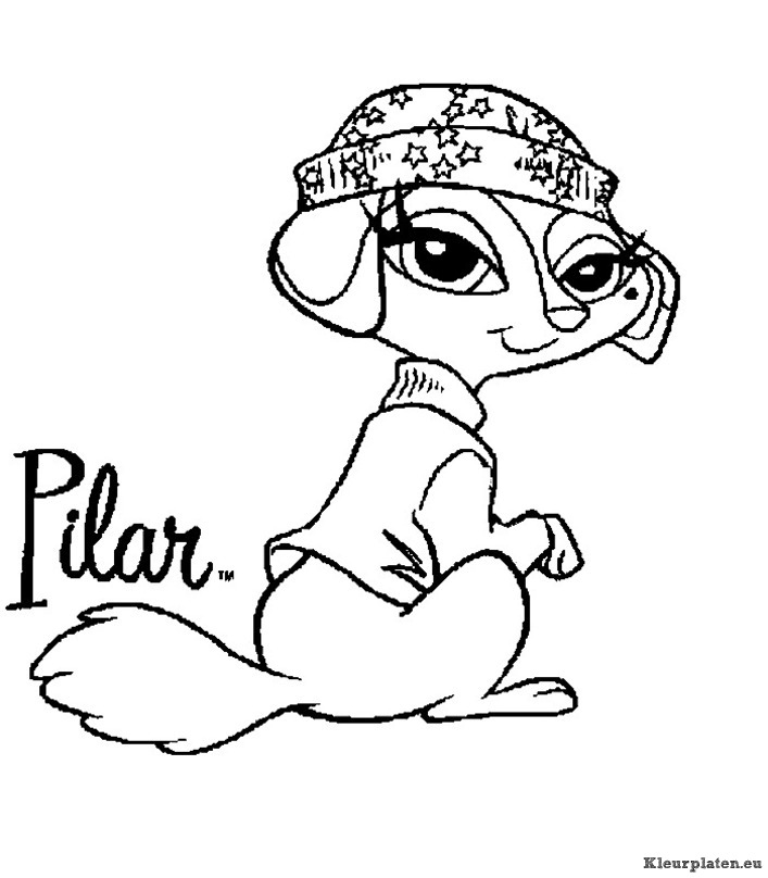 Bratz petz kleurplaten