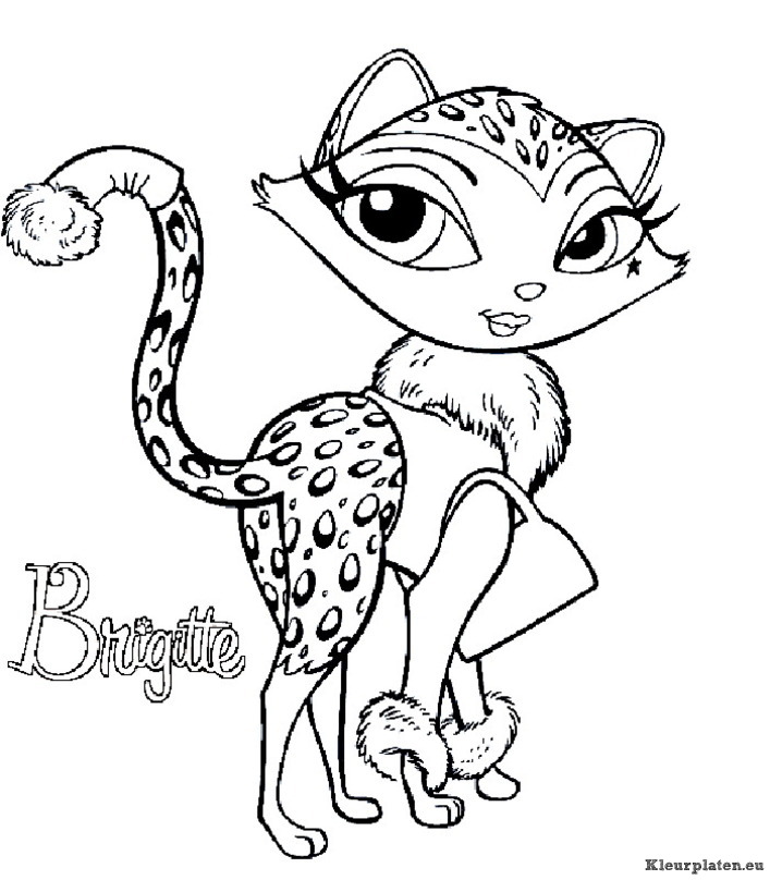 Bratz petz kleurplaten