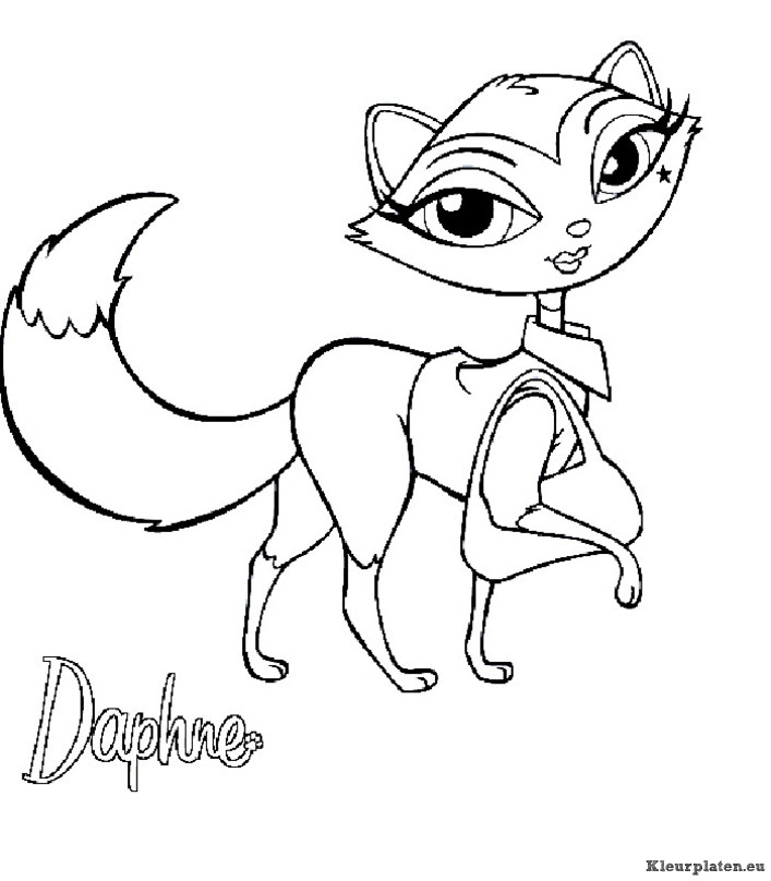 Bratz petz kleurplaten