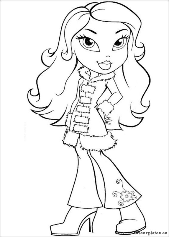 Bratz kleurplaten