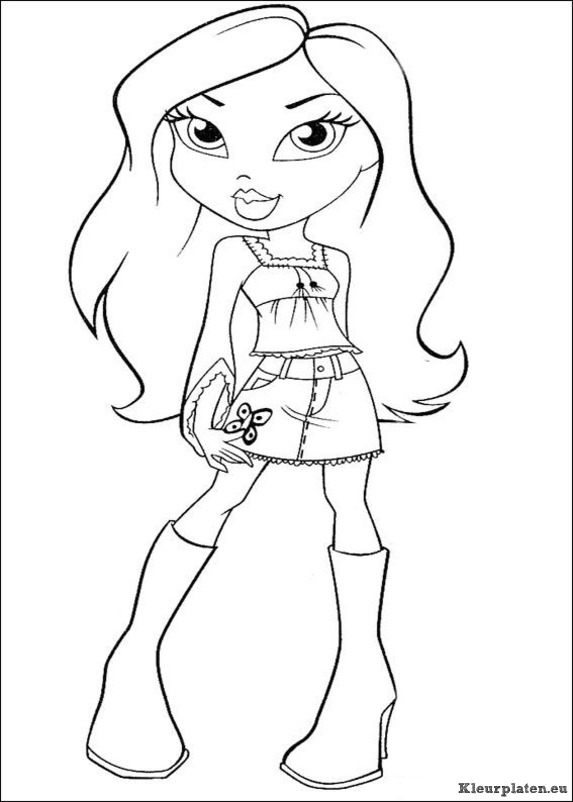 Bratz kleurplaten