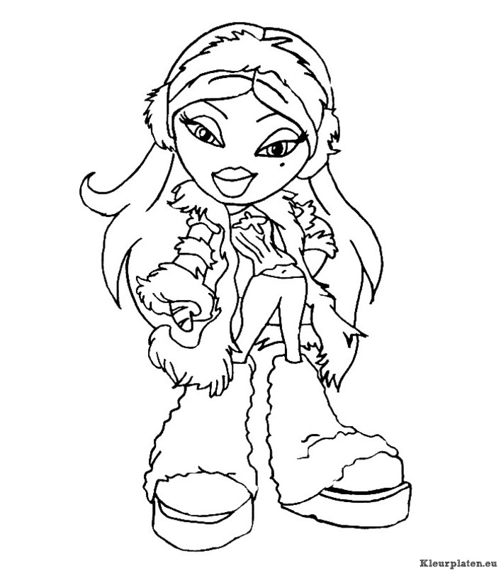Bratz kleurplaten
