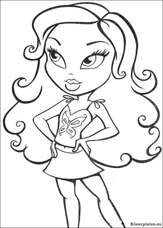 Bratz kleurplaten