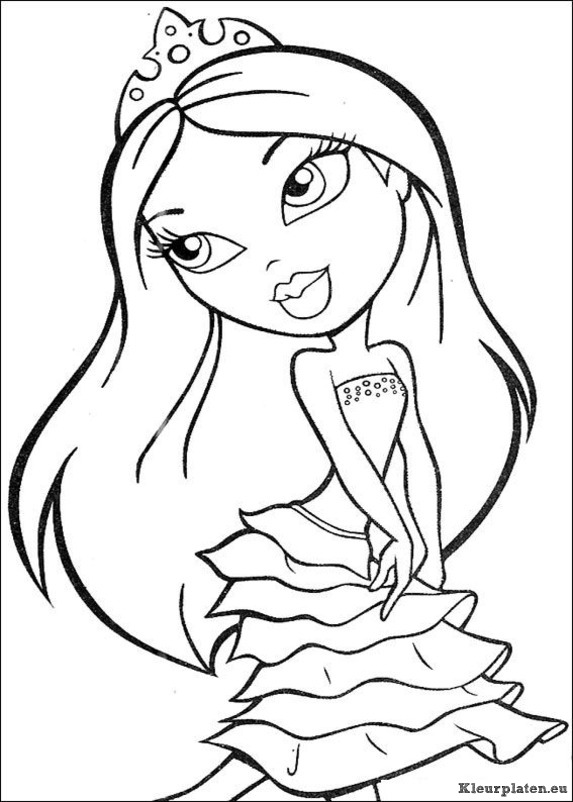 Bratz kleurplaten