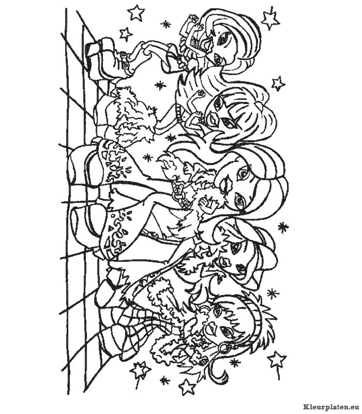 Bratz kleurplaten