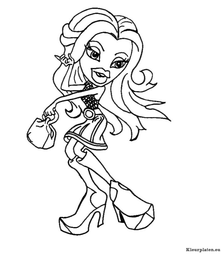 Bratz kleurplaten