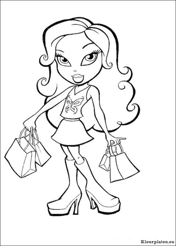 Bratz kleurplaten
