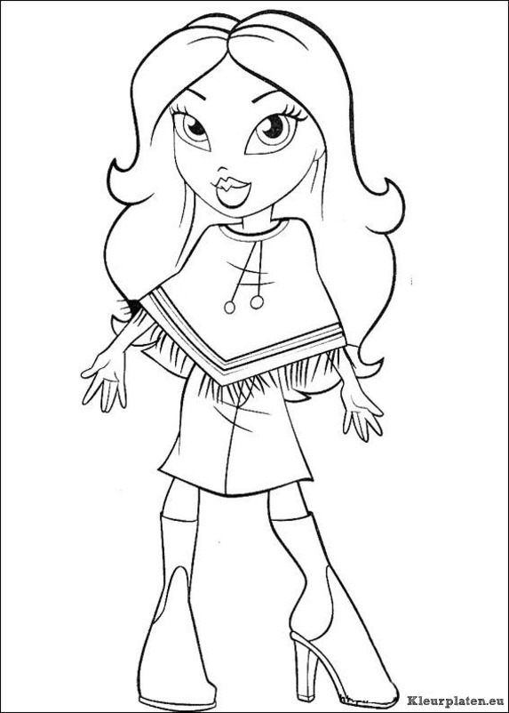 Bratz kleurplaten