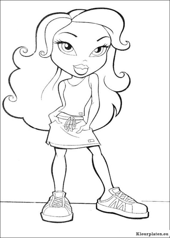Bratz kleurplaten