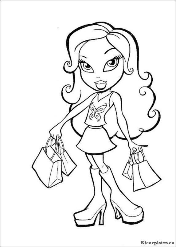 Bratz kleurplaten
