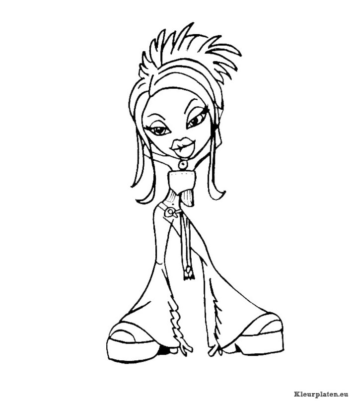 Bratz kleurplaten