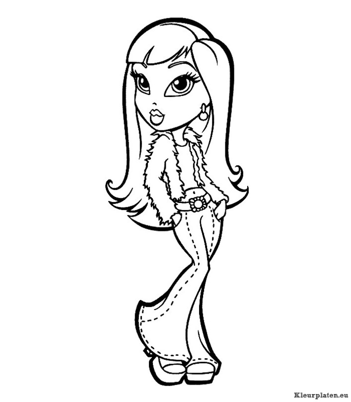 Bratz kleurplaten