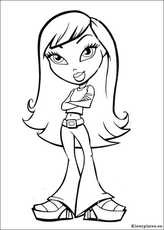 Bratz kleurplaten