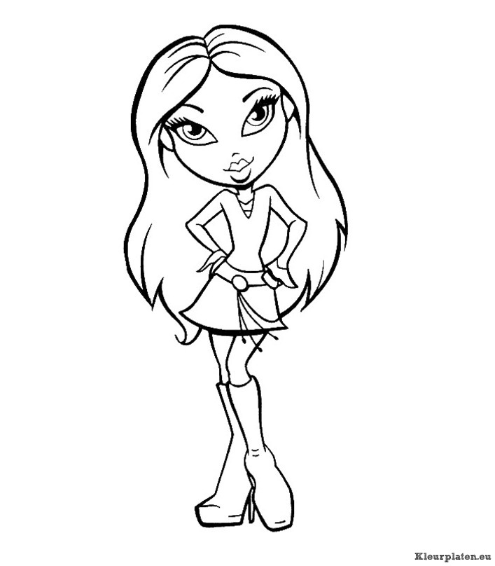 Bratz kleurplaten