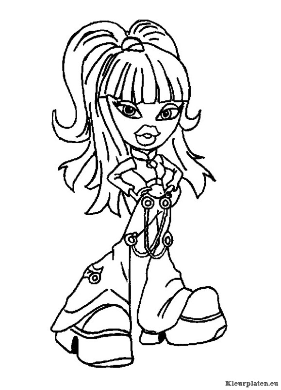 Bratz kleurplaten
