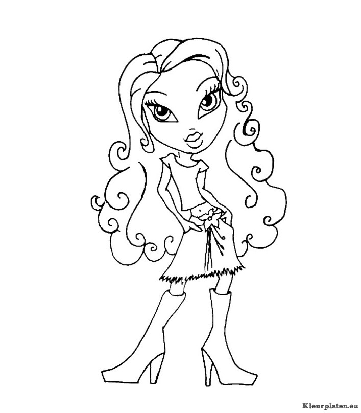 Bratz kleurplaten